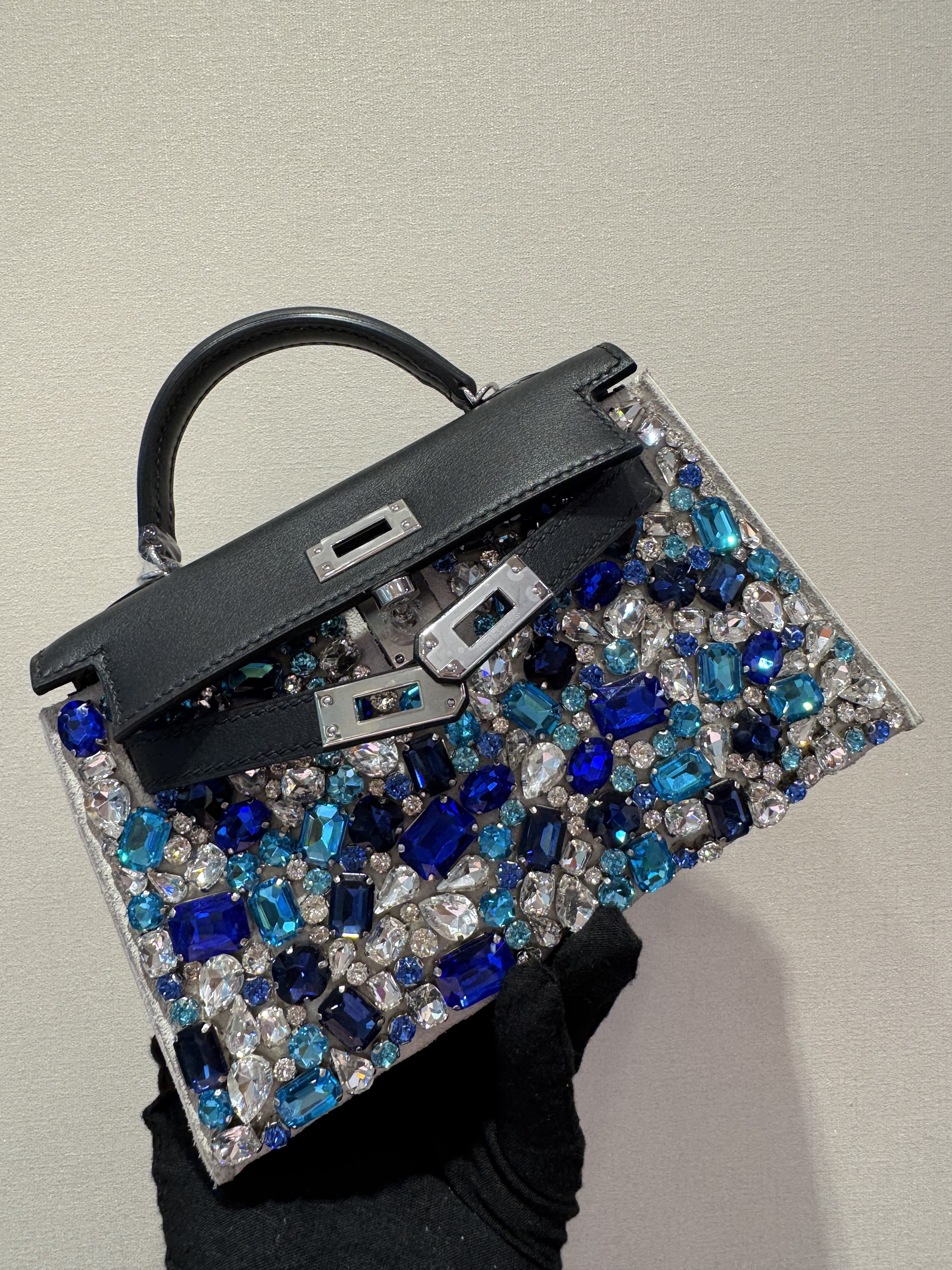 Hermes-x-LeBag-Paris-Bag-Bestie-Mini-Kelly-Bag-Blue-Ocean-Treasure-Swarovski-Crystal-Cover