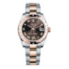 Rolex Ladies Watch Datejust 31Mm Steel And Pink Gold 24 Dia Bezel Oyster