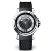 Breguet Marine Stainless Steel On Rubber Band Watch