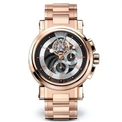 Breguet Marine II Tourbillon Rose Gold on 18k Rose Gold Bracelet