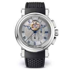 Breguet Marine Tourbillon Platinum on Rubber Strap