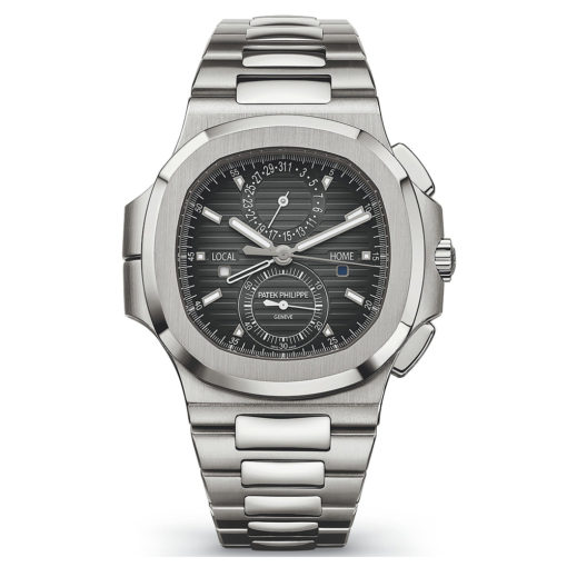 Patek Philippe 5990/1A-001 Nautilus Travel Time Chronograph Stainless Steel Automatic Men'S Watch