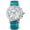 Breguet Marine Stainless Steel On Leather Strap Ladies Watch