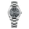 Rolex Datejust Floral Rhodium Dial Automatic Steel Ladies Watch 178240