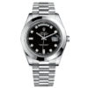 Rolex Day-Date Ii Black Dial Automatic Platinum Mens Watch 218206Bkdp