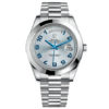 Rolex Day-Date Ii Blue Dial Platinum Case Automatic Mens Watch 218206Ba