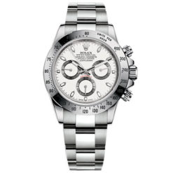 Rolex Daytona White Index Dial Oyster Bracelet Mens Watch 116520WSO