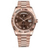 Rolex Day-Date Ii President Pink Gold - Fluted Bezel 218235Brrp Watch