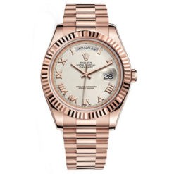 Rolex Watches Day-Date II President Pink Gold – Fluted Bezel Ivory