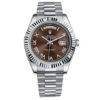 Rolex Day-Date Ii President White Gold - Fluted Bezel 218239 Brrp Watch