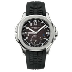 Patek Philippe 5164A-001 Aquanaut Dual Time Black Dial Automatic Men's Watch