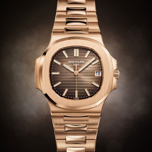 Patek Philippe 5711/1R-001 Nautilus Brown Dial 18K Rose Gold Automatic Watch - Image 7