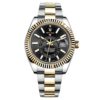 Rolex Sky-Dweller 326933 Black Dial Automatic 18Kt Yellow Gold Oyster Watch