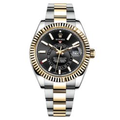 Rolex Sky-Dweller 326933 Black Dial Automatic 18kt Yellow Gold Oyster Watch