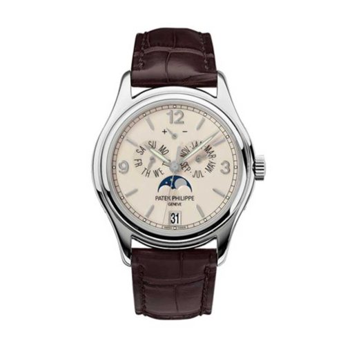 Patek Philippe Complicated Annual Calendar 18Kt White Gold Automatic Mens Watch