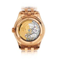 Patek Philippe Complications Cream Dial Mens 18K Rose Gold Watch