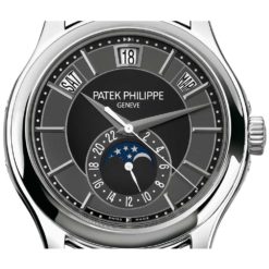 Patek Philippe Complications Mechanical Black And Grey Dial Mens Watch