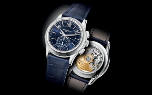 Patek Philippe Complications Blue Dial Annual Calendar Platinum Mens Watch 5905P-001