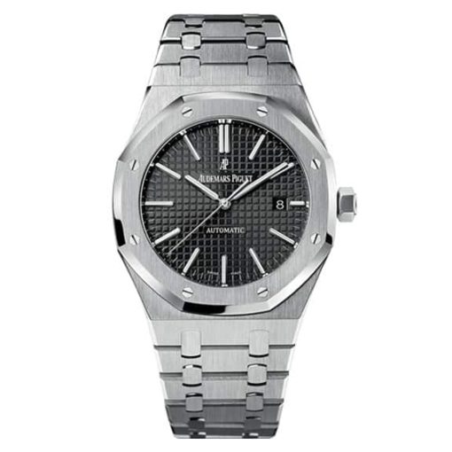 Audemars Piguet Royal Oak Self Winding With Black Dial 41Mm Stainless Steel Watch 15400St.oo.1220St.01