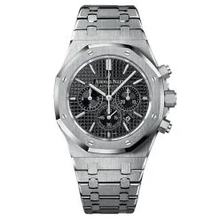 Audemars Piguet Royal Oak Chronograph Black Dial 41mm Stainless Steel Watch 26320ST.OO.1220ST.01