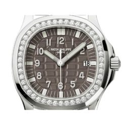 Patek Philippe Aquanaut Stainless Steel With Diamonds Brown Quartz