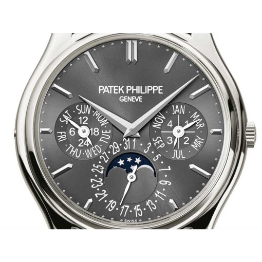 Patek Philippe Grand Complication Grey Dial Mens Platinum Watch