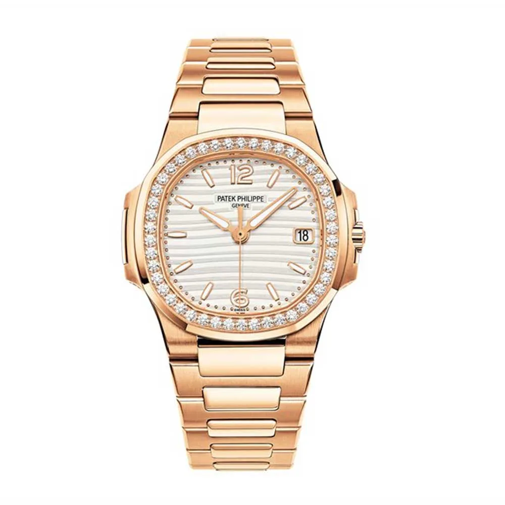 Patek Philippe 18Kt Rose Gold Diamond Ladies Watch 7010-1R-011