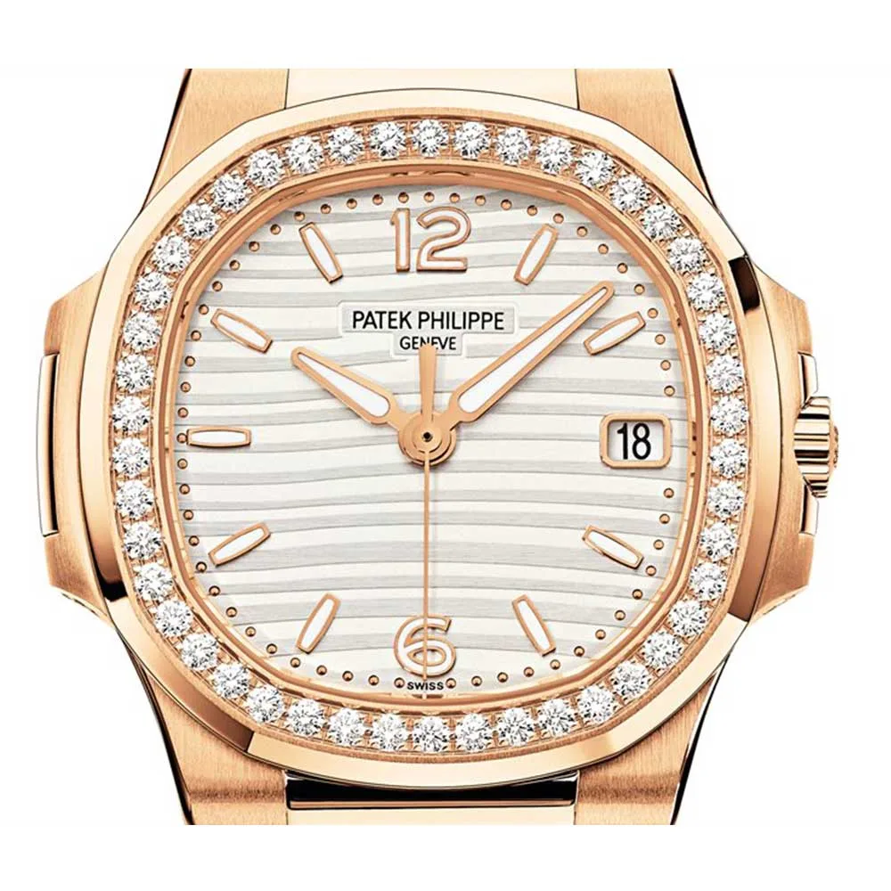 Patek Philippe 18Kt Rose Gold Diamond Ladies Watch