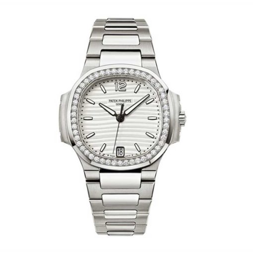 Patek Philippe Nautilus Diamond Stainless Steel Ladies Watch 7018-1A-001