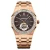 Audemars Piguet Royal Oak Tourbillon Extra-Thin 18K Pink Gold And Diamonds Men’s Watch