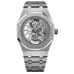 AUDEMARS PIGUET Royal Oak Tourbillon Extra-thin Openworked 26518ST.OO.1220ST.01 Stainless Steel Watch