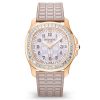 Patek Philippe Aquanaut Luce 18Kt Rose Gold Diamond Case Ladies Watch 5072R/001