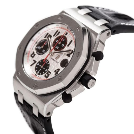 Audemars Piguet Royal Oak Offshore Silver Dial Chronograph Mens Watch