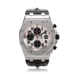 Audemars Piguet Royal Oak Offshore Silver Dial Chronograph Mens Watch 26170STOOD101CR02