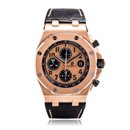 Audemars Piguet Royal Oak Offshore 18Kt Pink Gold Automatic Mens Watch 26470Orooa002Cr01