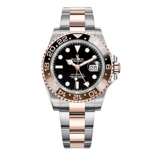 Rolex 126711Chnr Gmt-Master Ii Black Dial Automatic Stainless Steel And 18Kt Rose Gold