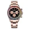 Rolex Daytona 116595Rbow Black Dial Diamond Bezel Oyster Bracelet Watch