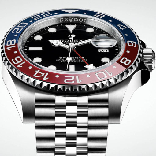 Rolex Gmt 126710Blro Master Ii Black Dial Stainless Steel Men’s Watch