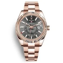 Rolex Sky-Dweller 326935 Dark rhodium Dial 18kt Everose Gold Men's Watch