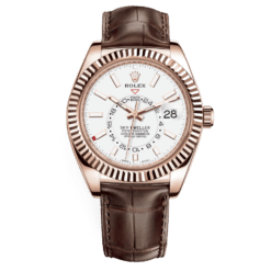 Rolex Sky-Dweller 326135WDL White Dial Automatic 18kt Everose Watch