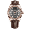 Rolex Sky-Dweller 326135 Dark Rhodium Dial 18Kt Everose Gold