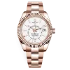 Rolex Sky-Dweller 326935 White Dial Automatic Men’s 18Kt Ever Rose Gold Watch