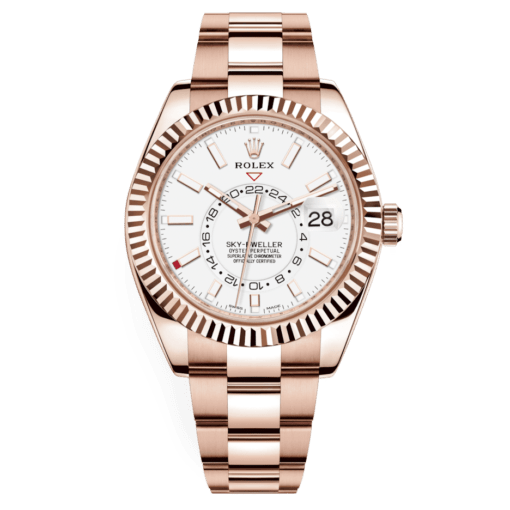 Rolex Sky-Dweller 326935 White Dial Automatic Men’s 18Kt Ever Rose Gold Watch