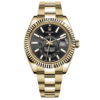 Rolex Sky-Dweller 326938 Black Dial Automatic 18Kt Yellow Gold Watch