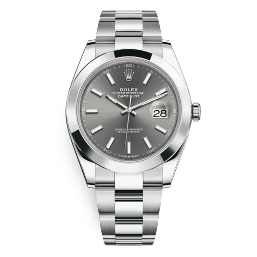 Rolex Datejust 126300 Dark Rhodium Index