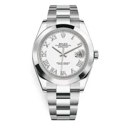 Rolex Datejust 126300 White Roman