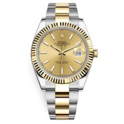 Rolex Datejust 126333 Champagne Index Oyster