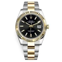 Rolex Datejust 126333 Black Index Oyster
