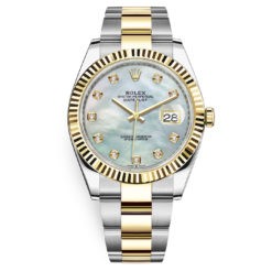 Rolex Datejust 126333 White MOP Diamond Oyster