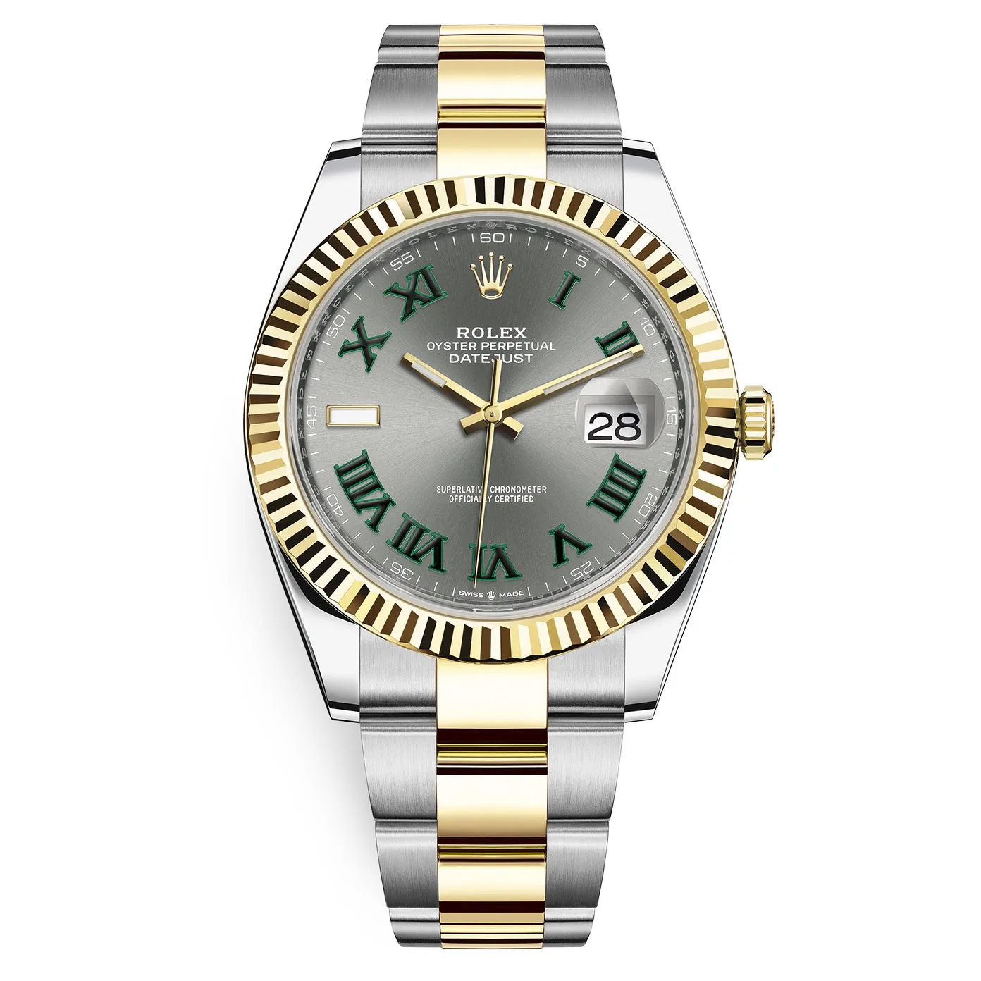 Rolex Datejust 126333 Slate Roman Oyster